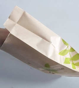 Personalizado impreso de papel kraft bolsas de pan tostado con ventana de visualización - Product Image 4