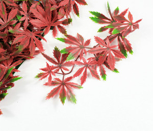 Laurel Red Sintética Bokeh Artificial <span class=keywords><strong>Planta</strong></span> <span class=keywords><strong>Planta</strong></span> Plástica Cerca Jardín Decoración Al Aire Libre - Product Image 4