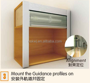 <span class=keywords><strong>Volet</strong></span> roulant en aluminium pour armoires de cuisine et de bureau - Product Image 4