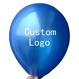 Balão de látex de impressão personalizada, 10 polegadas, 12 polegadas, 18 polegadas, impressão de logotipo personalizada, fabricante de balão