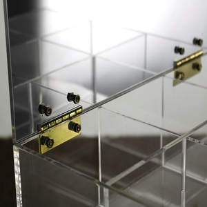 Modern Acrylic Eco-friendly for Cosmetic Storage Display Box for Desktop Countertop <b>with</b> Dresser and Finishing Shelf - Product Image 4
