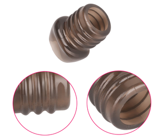 Homosexuell Vorhaut Eichel Ringe <span class=keywords><strong>Penis</strong></span> Ärmel Wieder verwendbares Kondom Mit Faden Vorhaut Ring Für Männer Dauerhafte Dilod Ring Vergrößerung Kondome - Product Image 6