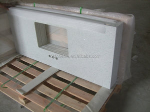 לבן גלקסי קוורץ השיש במטבח - Product Image 3