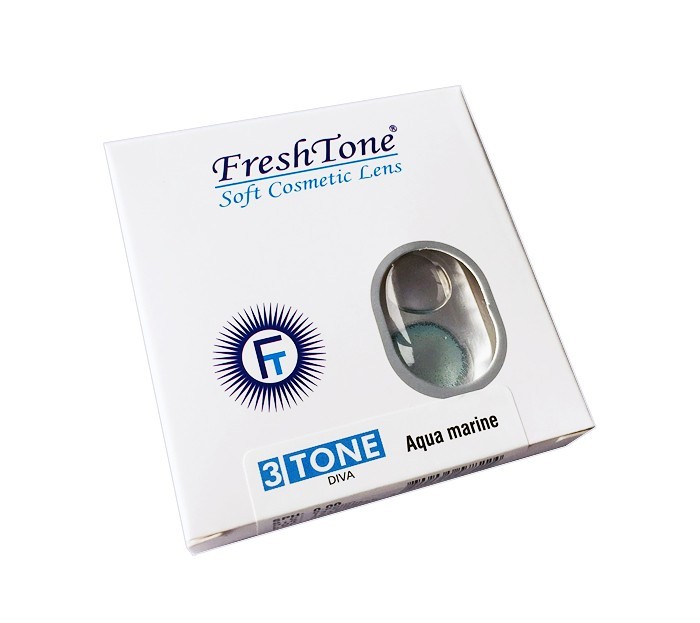 Свежие Ежемесячные контактные линзы Freshtone 14,2 мм Diva с мягкой твердостью из Южной Кореи