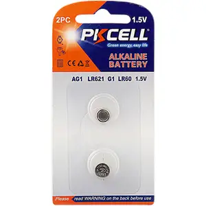 छोटे आकार बैटरी AG1 क्षारीय बटन सेल, 1.5 V सिक्का बैटरी 76 बैटरी