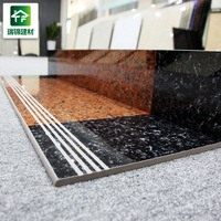 Carrelage en porcelaine rouge mexicain antidérapant pour escalier, aspect granit, 1200x300, poli et flammé, pour escalier intérieur