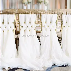 Bán Buôn Giá Rẻ Tiệc Tổ Chức Sự Kiện Ruched Chiavari Polyester Ghế Bao Gồm Cho Đám Cưới