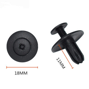 Clips universels en <span class=keywords><strong>plastique</strong></span> de haute qualité pour voiture Clips de rivets de réparation de garde-boue de porte en <span class=keywords><strong>plastique</strong></span> pour voiture - Product Image 2