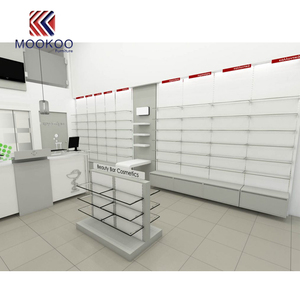 บาร์งามเครื่องสำอางโรงงานขายตรงที่มีคุณภาพดีร้านขายยาเคาน์เตอร์Gondolasสูงชั้น - Product Image 1