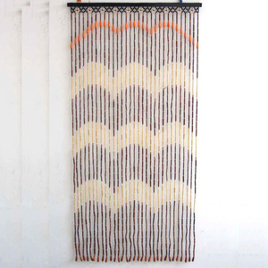 Rideaux à perles suspendus, panneaux de rideaux à cordes, moustiquaire de porte, séparateur de pièce, filet - Product Image 1