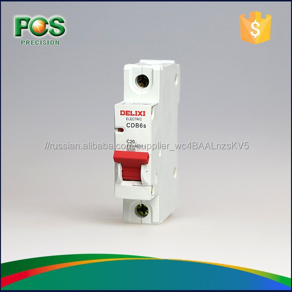 Delixi CDB6s высокого класса 6KA 3 А мини выключатель
