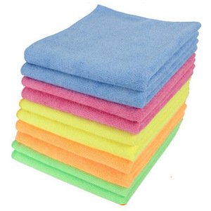 चीन कारखाने Microfibre तौलिया 40x40 कार Microfiber साफ कपड़े - Product Image 4