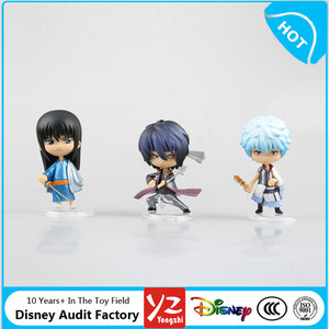 A buon mercato 6 stile Q versione argilla giocattolo <span class=keywords><strong>10</strong></span> <span class=keywords><strong>cm</strong></span> simpatico Gin Tama PVC figura di azione flessibile - Product Image 3