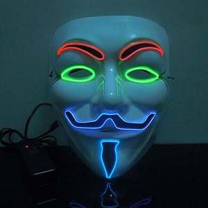 2016 comercio al por mayor Brillante <span class=keywords><strong>V</strong></span> EL alambre máscara de <span class=keywords><strong>Vendetta</strong></span> Máscara facial - Product Image 2
