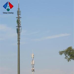 Ống đơn thiết bị đầu cuối 15 m thép monopoles antenna mast viễn thông monopole tháp nhà sản xuất - Product Image 5