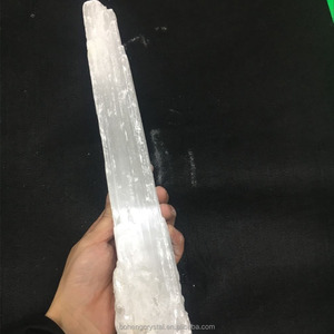Venta al por mayor blanco natural rough <span class=keywords><strong>selenita</strong></span> cristal claro yeso - Product Image 4