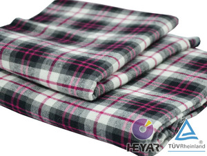 Yumuşak iplik boyalı ekose gömlek dokuma gömlek 100% pamuk toptan pazen kumaş okul üniforması tarafından iplik - Product Image 6