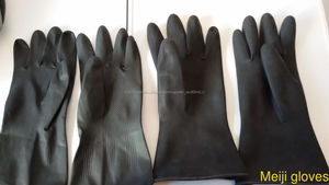 <span class=keywords><strong>Black</strong></span> latex Industrial's hand rubber band latex rubber gloves hand gloves - Product Image 5