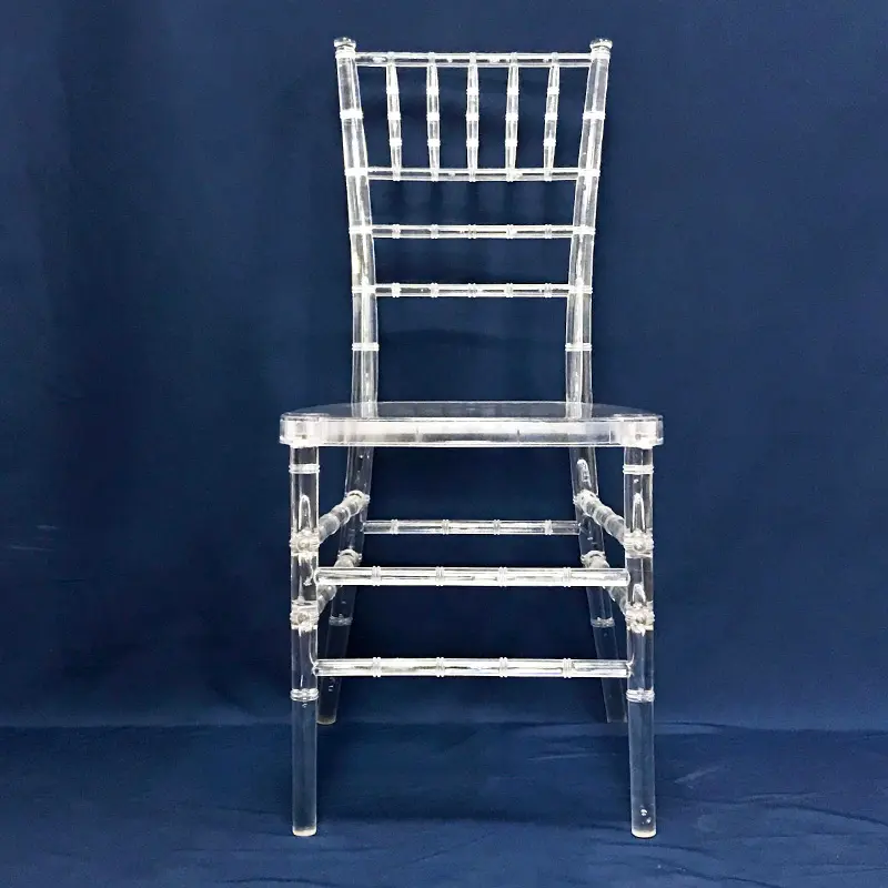 Cheap Ghost Clear Transparent Acrylic Resin Chiavari Chair For Wedding