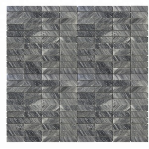 بلاط فسيفساء سبا إيطالي برديجليو رخام 1 "x 3" مستطيل مكدس من الفسيفساء - Product Image 5