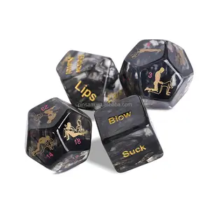 Fun Dices Spicy Dice Couple Lover Funny Gift 4 pcs Sex set For Adult games Erotic Sex Love Toy Dice Party Gambling