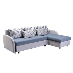 Mueble esquinero en forma de L para sala de estar, mueble para apartamento, casa, tela italiana, europea, Israel, Alemania, Estados Unidos, India, sofá cama - Product Image 2