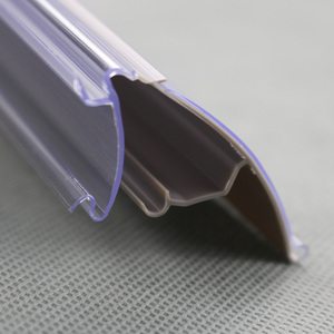 Plastik raf kenar fiyat etiketi tutucu şerit rayları - Product Image 6