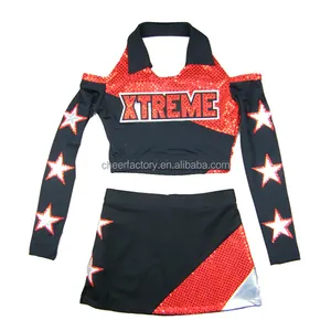 Nieuwste Unieke Ontwerp Super Comfort Meisje Customization Cheerleading Uniformen Met Hoge Kwaliteit