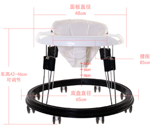 Fabrication de marcheurs pour bébés en Chine, vente en gros, <span class=keywords><strong>prix</strong></span> bas, marcheurs pour bébés simples avec ceinture de sécurité - Product Image 4