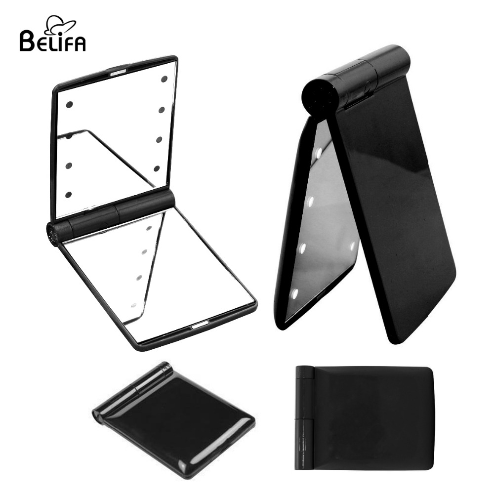 Светодиодное карманное зеркало для макияжа Belifa