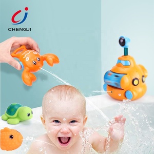 Bébé salle de bain douche ensemble d'eau en plastique sous-marine bateau jouets de bain de jet - Product Image 3