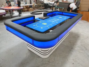 Texas Hold'em Poker Tafel Met Led Armsteun