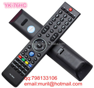 Control Remoto LCD Negro de 51 Teclas YK-76HC HO HN JB JT JO JV JC LB HB HL YK-76JW para Televisores LED Skyworth con Botón <span class=keywords><strong>KUKAI</strong></span> - Product Image 1