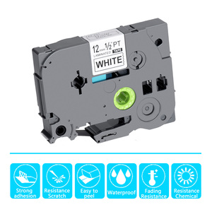 PUTY-cassette de etiquetas compatible con tze <span class=keywords><strong>tz</strong></span>-<span class=keywords><strong>241</strong></span>, 18mm, cintas de etiquetas laminadas para impresora <span class=keywords><strong>brother</strong></span> - Product Image 5