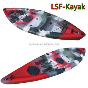2018 China OEM al por mayor no inflable barato plegable océano plástico canoa Venta kayak individual - Product Image 1