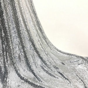 แผ่นตาข่ายโลหะเงินสำหรับเสื้อผ้า - Product Image 1
