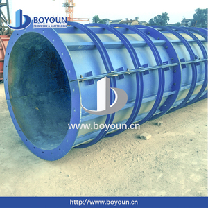 قوالب عمود مربعة من الصلب لصناعة الجسور وقوالب مؤقتة من الأعمدة سهلة التجميع بشكل دائري من المصنع - Product Image 4