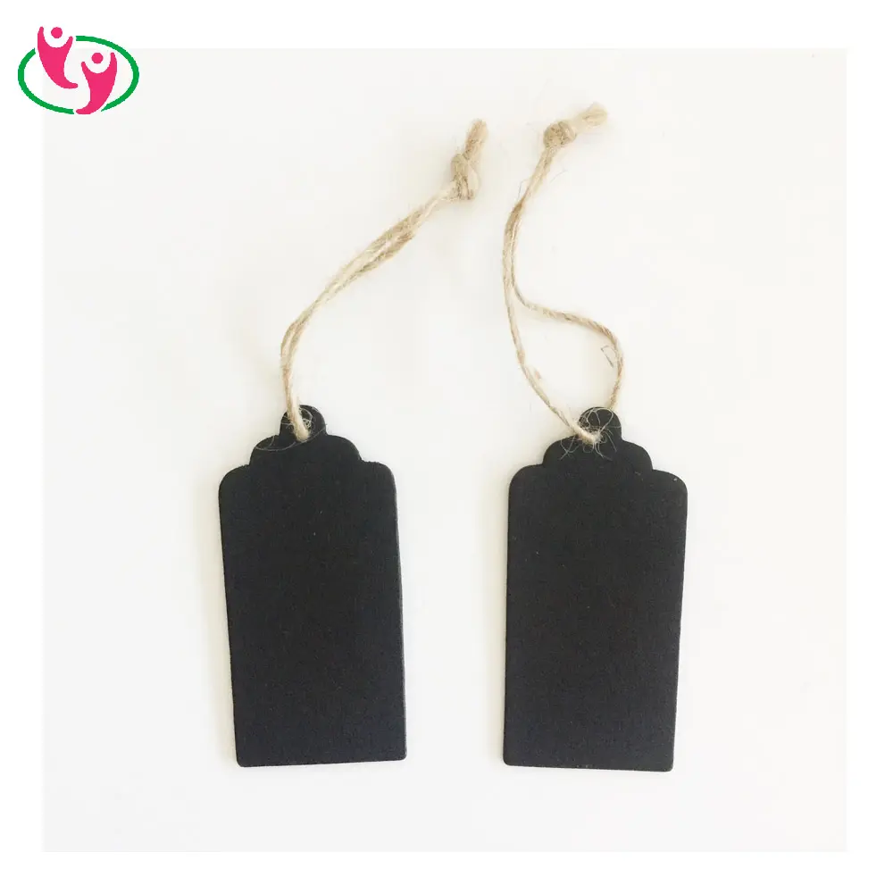 Hot Selling Mini Blackboard Tag Labels with Hanging String