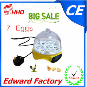 automática de la eclosión de huevos para incubar los huevos de avestruz para 7 huevos para la venta ew9-7 - Product Image 1