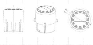 UnionTech ASO-altavoz de sirena de baja frecuencia, 100W, uso policial - Product Image 4