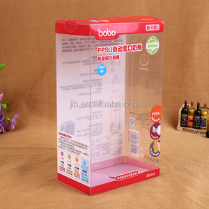 Boîte en plastique PVC PET transparente personnalisée pour l'emballage de produits de soins personnels, contenants de rangement rigides pliables - Product Image 5