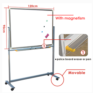 Foska Oficina Buena Calidad Flip Chart Stand Móvil Escritura Magnética Pizarra Blanca Para La Escuela Pizarra Blanca Para El Aula - Product Image 2