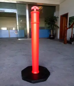 China Manufacturer T-top Reflective Warning Post / Flexible Bollard / Delineator