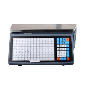 Preis berechnungs waage mit Etiketten drucker 30KG 15KG plu Software Waage RLS1100 - Product Image 6