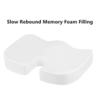 Coussin orthopédique De Mousse De Mémoire pour la Chaise De Bureau de Siège De Voiture Yoga Fournit Coccyx Coccyx et Soulagement de La Douleur Sciatique
