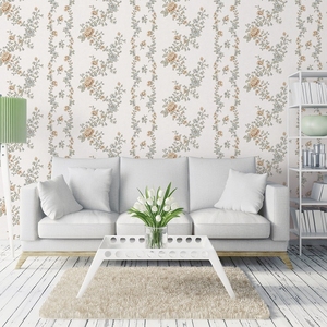 Americano Stile Pastorale Fresco Piccolo Fiore Modello di Soggiorno <span class=keywords><strong>Carta</strong></span> <span class=keywords><strong>Da</strong></span> <span class=keywords><strong>Parati</strong></span> In Vinile - Product Image 1