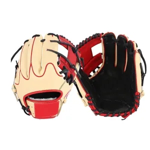 Gants de Baseball professionnels, en cuir blond, 11.75 ", livraison gratuite