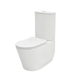 HUIDA BathroomセラミックP-トラップ180ミリメートルウォッシュダウントイレフロアマウントトイレ