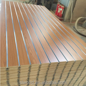 Ranura <span class=keywords><strong>MDF</strong></span> (Panel slatwall) para tablero de exhibición/hoja de <span class=keywords><strong>MDF</strong></span> con ranura - Product Image 4