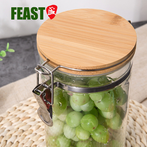 Fiesta swing frascos de vidrio de almacenamiento, clip de vidrio, frascos decorativos frascos de vidrio de alimentos - Product Image 4